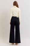 High Waist Retro Wide Leg BK