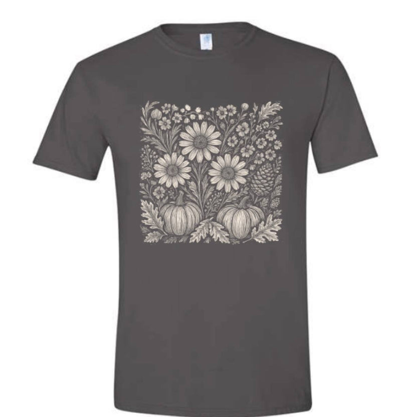 Pumpkin Flowers Tee