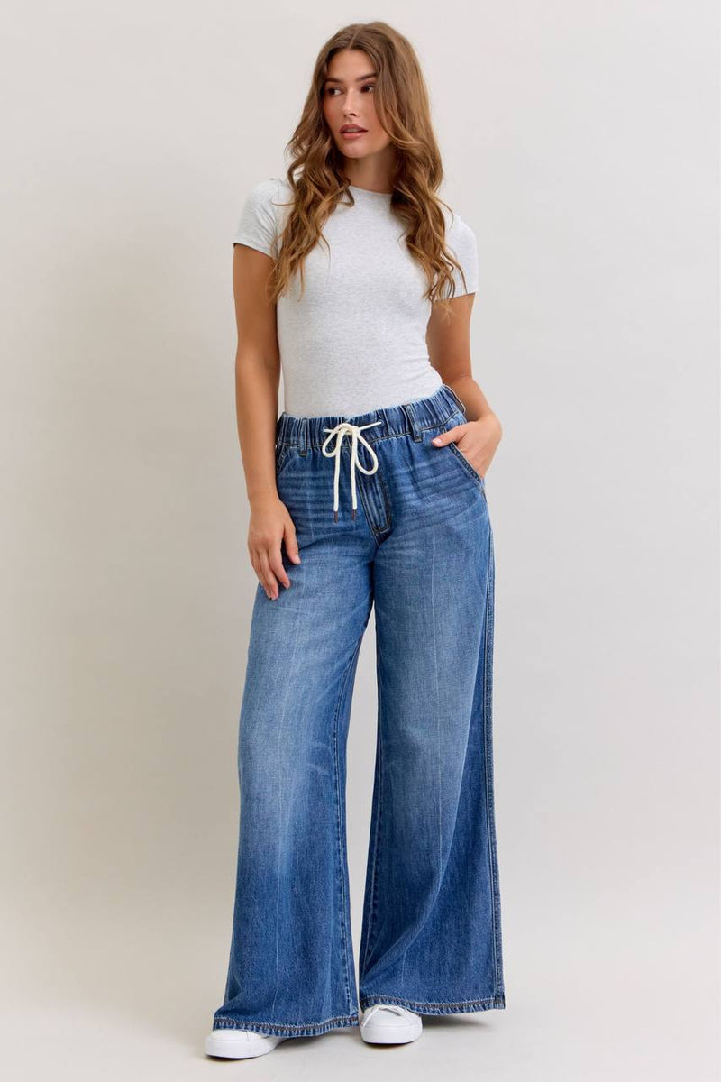 High Waist Palazzo Featherweight Wide Bottom