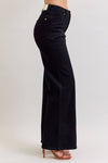 High Waist Retro Wide Leg BK