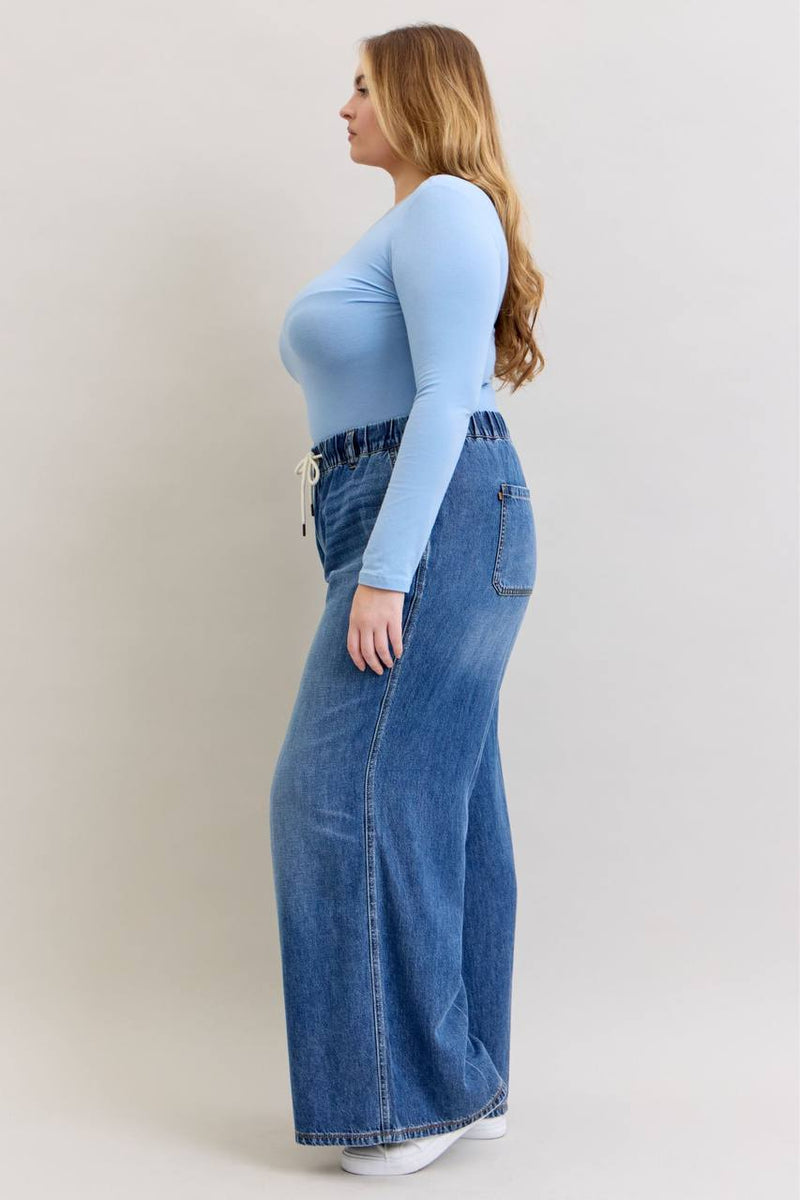 High Waist Palazzo Featherweight Wide Bottom