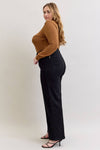 High Waist Retro Wide Leg BK