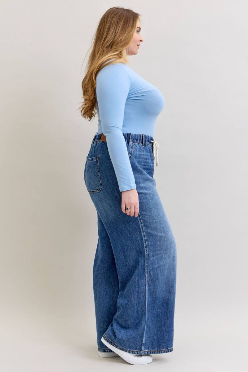 High Waist Palazzo Featherweight Wide Bottom