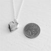 "Total Eclipse of the Heart" Tiny Heart Locket