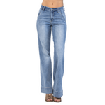 JUDY BLUE Wide Hem Wide Leg 82401