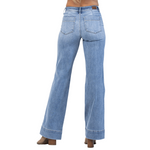 JUDY BLUE Wide Hem Wide Leg 82401
