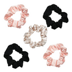 Satin Sleep Scrunchie - 5 pack - 3 Styles Available