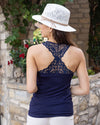 Lace Racerback PFT Navy
