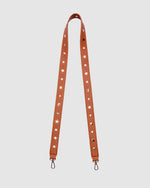 Apollo Bag Strap Tan Silver