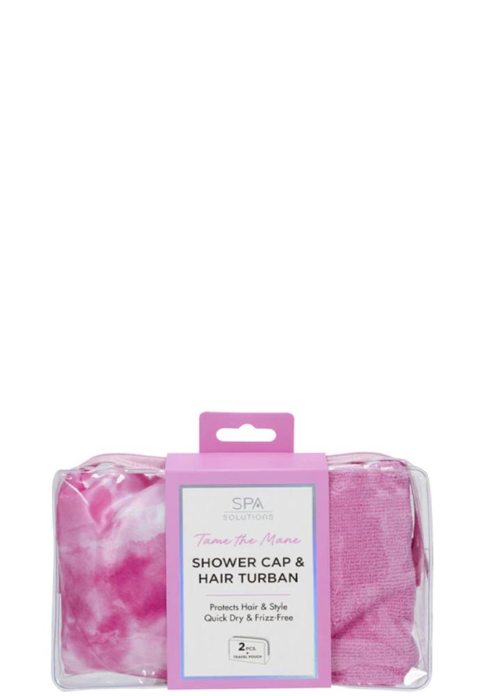 Shower Cap & Hair Towel Set